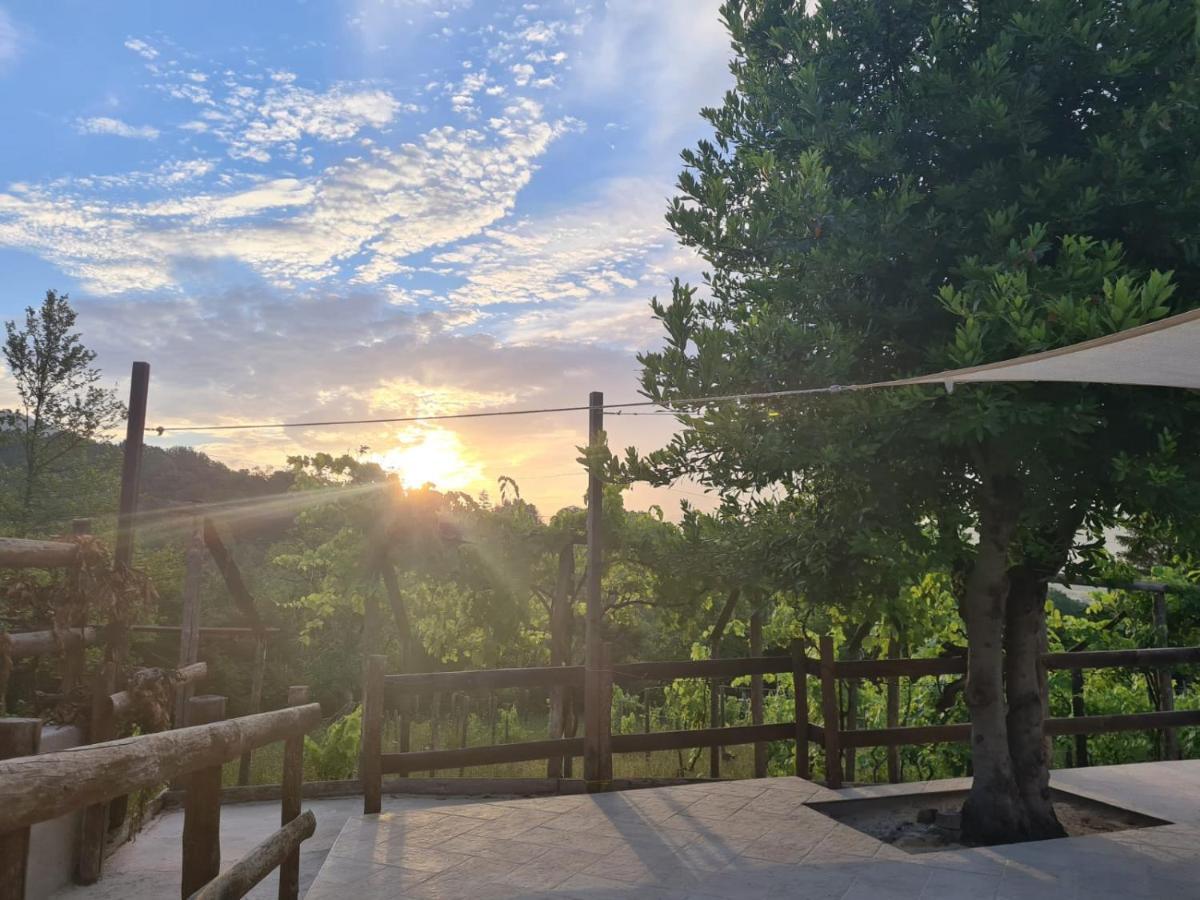"Il Casaletto" Agriturismo Moderno, Vista Panoramica E Cibo Spettacolare- Scurcola Marsicana מראה חיצוני תמונה